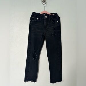 art class Black Distressed Kids Jeans